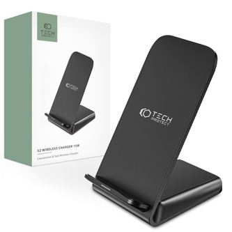 Indukční nabíječka TechProtect (QI15W-S2), 15W, barva černá