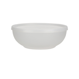 STŘEDNÍ MÍSA S POKLÍČKOU 17CM 0.85L BÍLÁ (223)