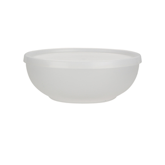 STŘEDNÍ MÍSA S POKLÍČKOU 17CM 0.85L BÍLÁ (223)