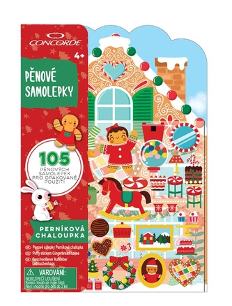 Pěnové samolepky CONCORDE Perníková chaloupka Pěnové samolepky CONCORDE Perníková chaloupka