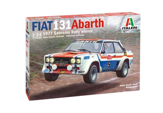 Model do sklejania Fiat 131 Abarth 1977 San Remo Rally Winn Model do sklejania Fiat 131 Abarth 1977 San Remo Rally Winn