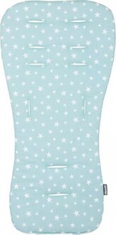 CHIPOLINO Měkká podložka do kočárku Mint stars