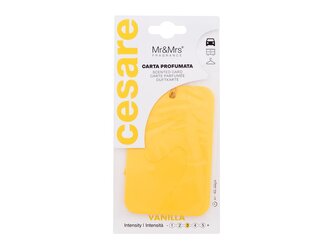 Mr&Mrs Fragrance Cesare Vůně do auta Scented Card 1 ks Vanilla unisex