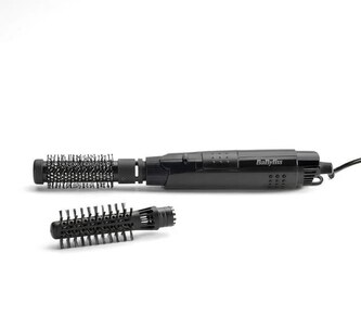 BaByliss AS86E kulmofén, 300 W, 2 teploty, 1 rychlost, 2 hřebenové nástavce, černá