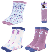 Dětské ponožky Frozen II|Ledové království 2: set 3 párů (EU 31-34)