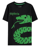 Dětské tričko Harry Potter: Slytherin (122-128 cm) černá bavlna