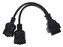 OBD-II redukce 9-pin J1939 a 6-pin J1708 MECHANIC CABLE 8 SIXTOL
