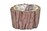 Květináč z kůry hnědý 10x16 cm