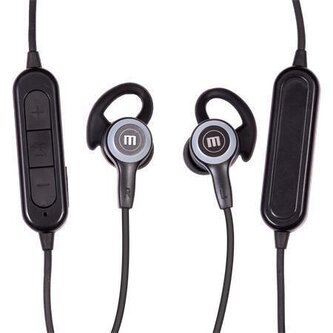 Sluchátka s mikrofonem "Halo", černá, bezdrátová, Bluetooth 5.1, LED, MAXELL