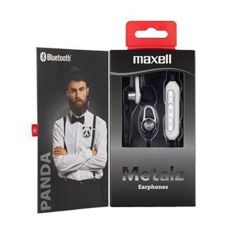 Sluchátka s mikrofonem "Metalz Panda", černá-bílá, bezdrátová, Bluetooth 5.1, MAXELL