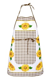 Zástěra kuchyňská, Nová slunečnice, hnědá