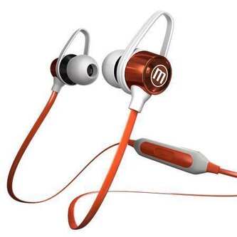 Sluchátka s mikrofonem "Metalz Onesie", oranžová, bezdrátová, Bluetooth 5.1, MAXELL
