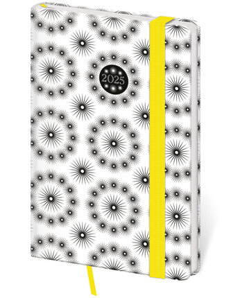 Diář 2025 Vario týdenní kapesní Disco s gumičkou