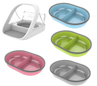 Miska Split pro SureFeed - 2ks v balení-šedá