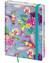 Diář 2025 Vario denní A5 Romantic s gumičkou