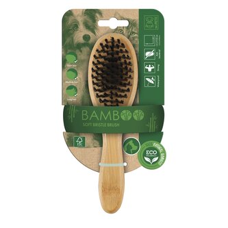 M-Pets Bamboo kartáč s měkkými štětinami