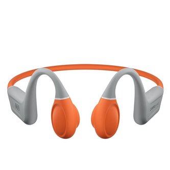 QCY Crossky link2, Bone conduction TWS, sportovní sluchátka, šedá/oranžová