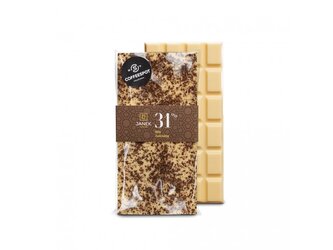 Čokoládovna Janek JANEK Bílá čokoláda s kávou 85g