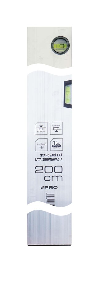 stahovací lať 200cm,2 libely