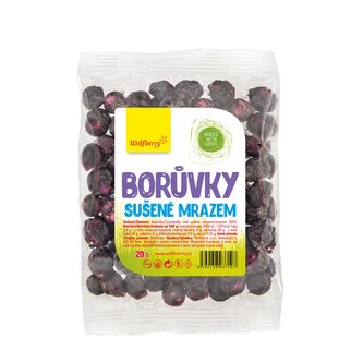 Borůvky sušené mrazem 20 g Wolfberry Borůvky sušené mrazem 20 g Wolfberry