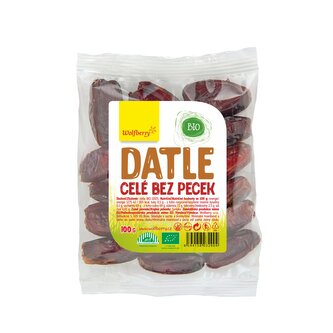 Datle bez pecek BIO 100 g Wolfberry Datle bez pecek BIO 100 g Wolfberry