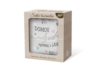 Nekupto Svítící dekorace lucerna Domov, malý svět Sladký domov Nekupto Svítící dekorace lucerna Domov, malý svět Sladký domov