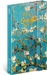 Diář 2025: Vincent van Gogh - týdenní, magnetický, 13 × 21 cm