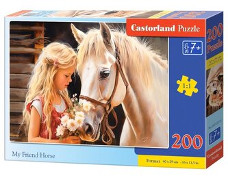 Puzzle 200 My Friend Horse CASTOR Puzzle 200 My Friend Horse CASTOR