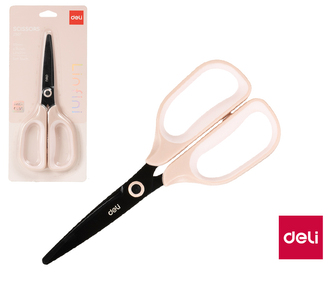 Nůžky 175mm DELI EZ507 růžové