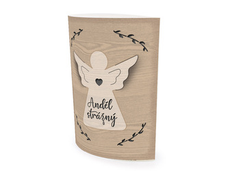 Nekupto Svítící dekorace lucerna Anděl strážný Nekupto Svítící dekorace lucerna Anděl strážný