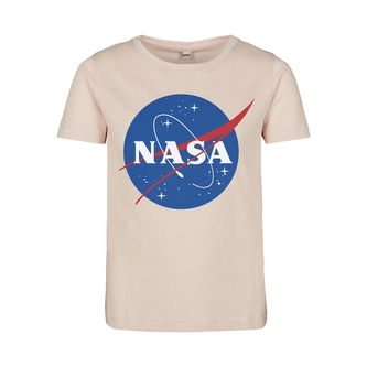 Triko dětské Mister Tee NASA Insignia - růžové, 110/116