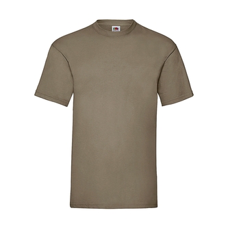 Triko Fruit of the Loom Value Weight - khaki, 3XL