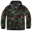 Bunda fleecová Brandit Teddyfleece Worker Pullover - woodland, XXL