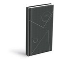 diář 2025 D802 PU gray 90x170mm denní 7781394