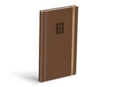diář 2025 T806 PU s gumkou beige 90x170mm týdenní 7781412