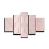 Obraz - 5-dílný Rose gold: 125x90 cm