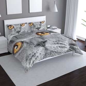 Povlečení Kočičí pohled: 140x200 / 90x70 Povlečení Kočičí pohled: 140x200 / 90x70