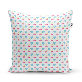 Polštář Třešně a srdce: 50x50 cm