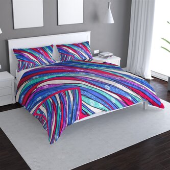 Povlečení Pruhovaný motiv 2: 140x200 / 90x70 Povlečení Pruhovaný motiv 2: 140x200 / 90x70