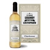 Bílé víno Ty pravé legendy se rodí v listopadu: 0,75 l