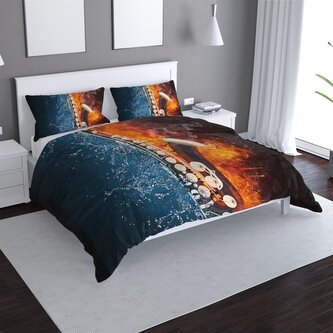 Povlečení Ohnivý saxofon: 140x200 / 90x70 Povlečení Ohnivý saxofon: 140x200 / 90x70