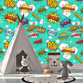 Tapeta Komiks: 208x125 cm