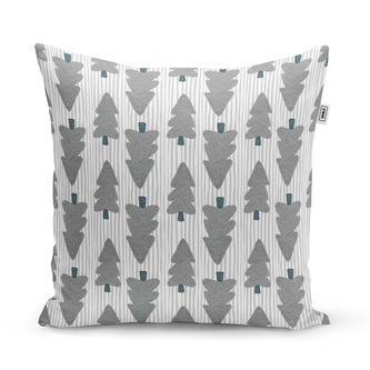 Polštář Šedé stromky: 50x50 cm