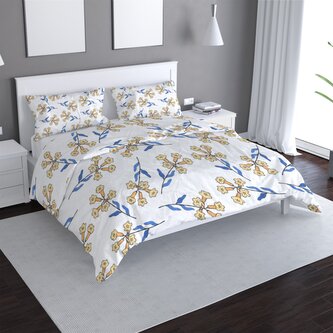Povlečení Žluté kvítí: 140x220 / 90x70