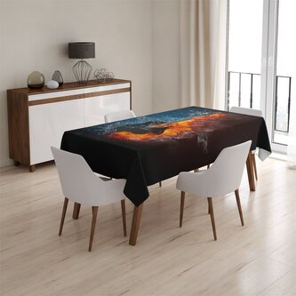 Ubrus Ohnivá kytara: 90x90 cm
