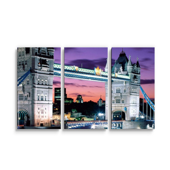 Obraz - 3-dílný Tower Bridge: 120x80 cm