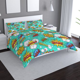 Povlečení Komiks: 140x200 / 90x70 Povlečení Komiks: 140x200 / 90x70