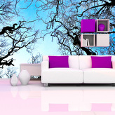 Tapeta Holé větve: 336x220 cm