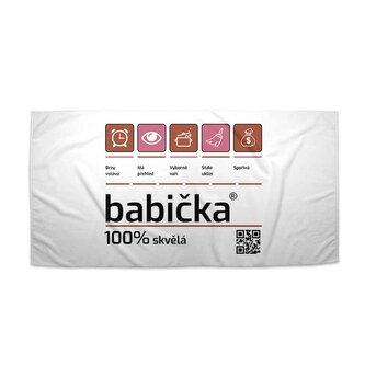 Ručník Babička: 50x100 cm Ručník Babička: 50x100 cm