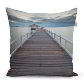 Polštář Dřevěné molo: 60x60 cm
